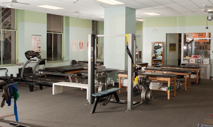 The open treatment and gym floor at Ultrahealth